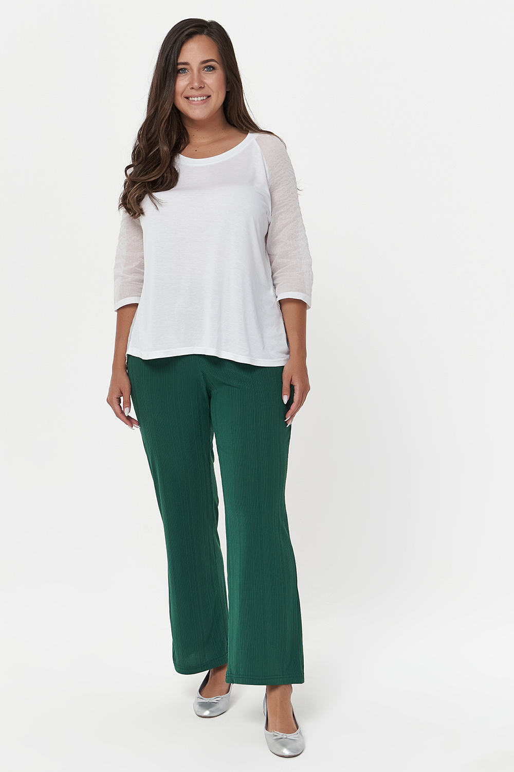 

Брюки женские OLSI 2012013 зеленые 66 RU, 2012013