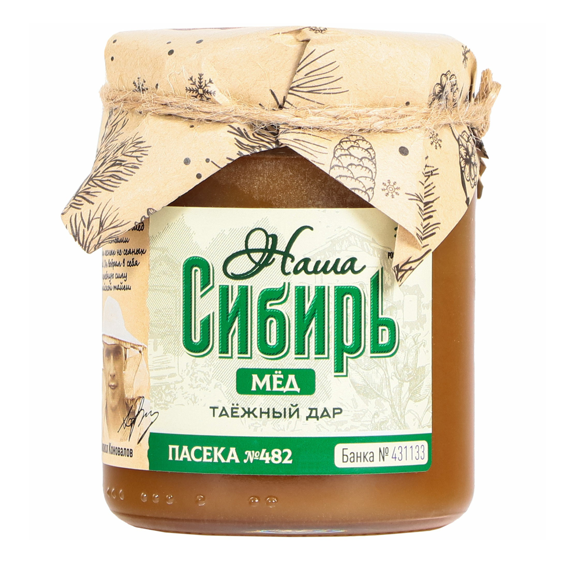 

Мед Наша Сибирь Таежный дар цветочный 350 г