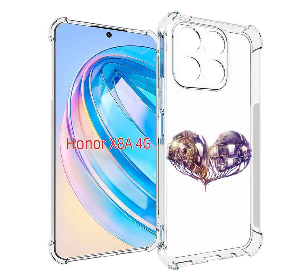 

Чехол MyPads сердце абстракция для Honor X8a, Tocco