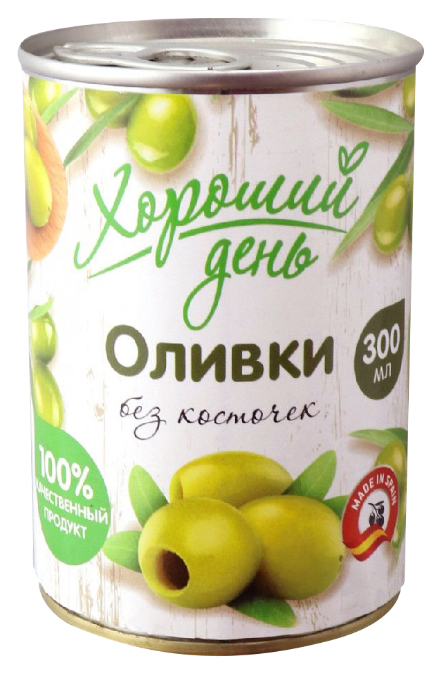

Оливки Хороший день без косточки 300 мл