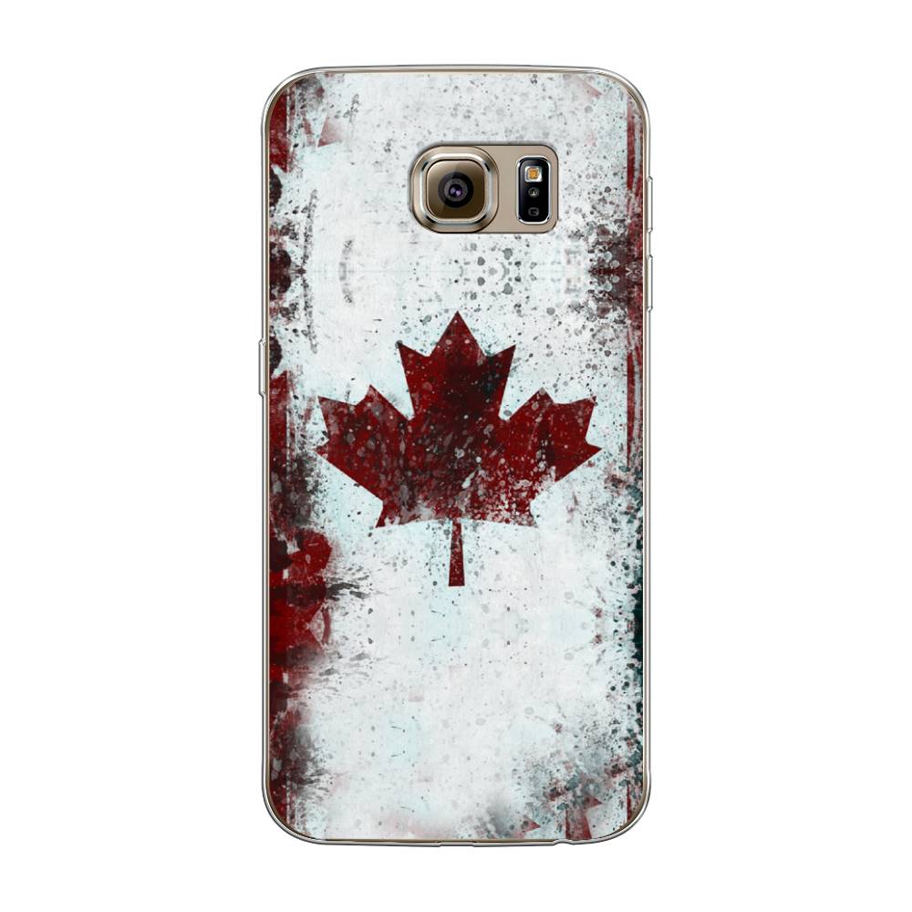 

Чехол Awog на Samsung Galaxy S6 "Канада", Белый;красный;черный, 24350-5