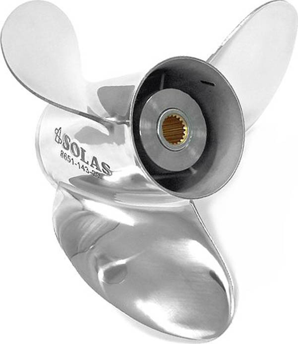 

Винт гребной Solas 8651-148-18, 3x14 3/4x18, Серебристый, 8651-148-18