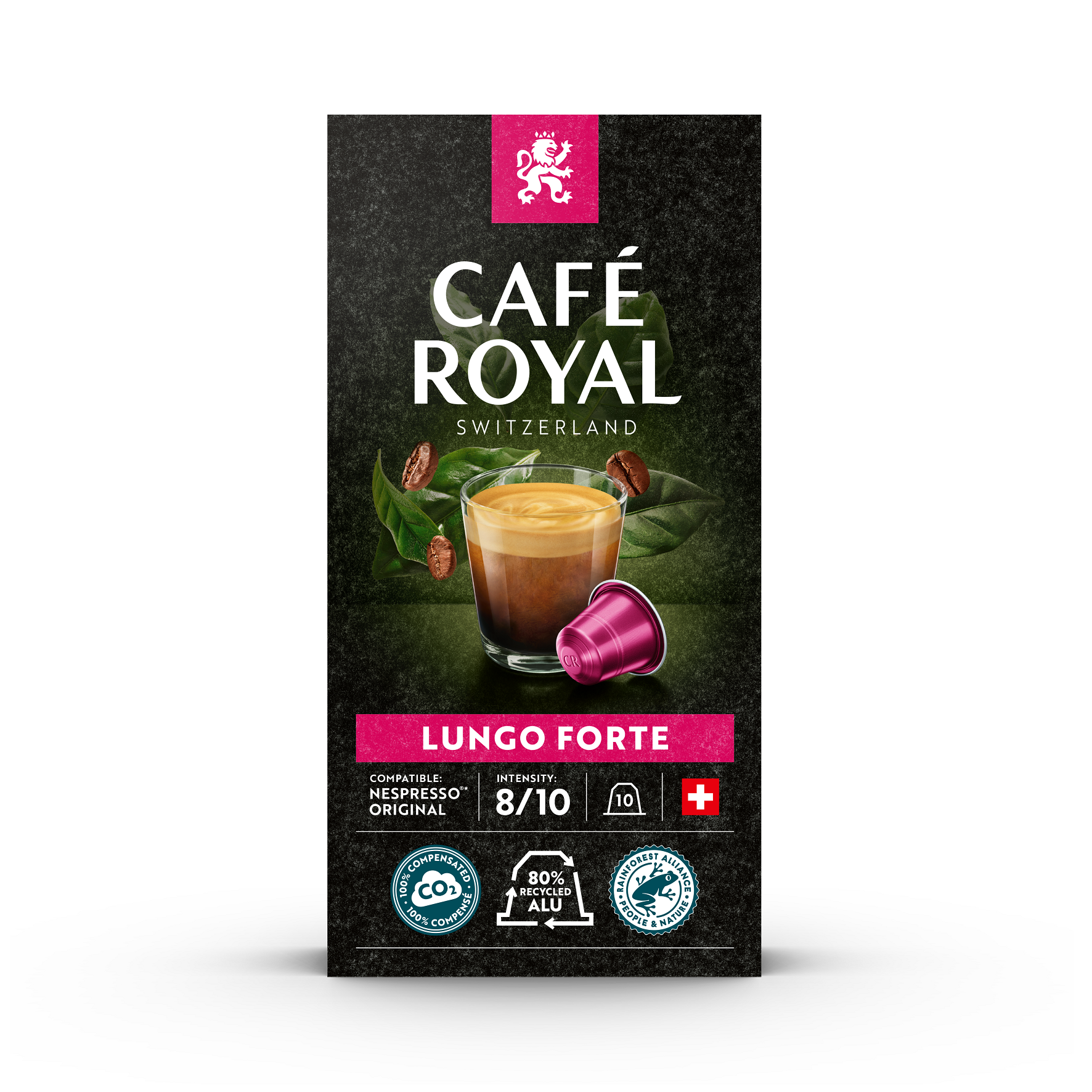 

Кофе в капсулах для Nespresso Cafe Royal Lungo Forte (10 капс.), Lungo Forte