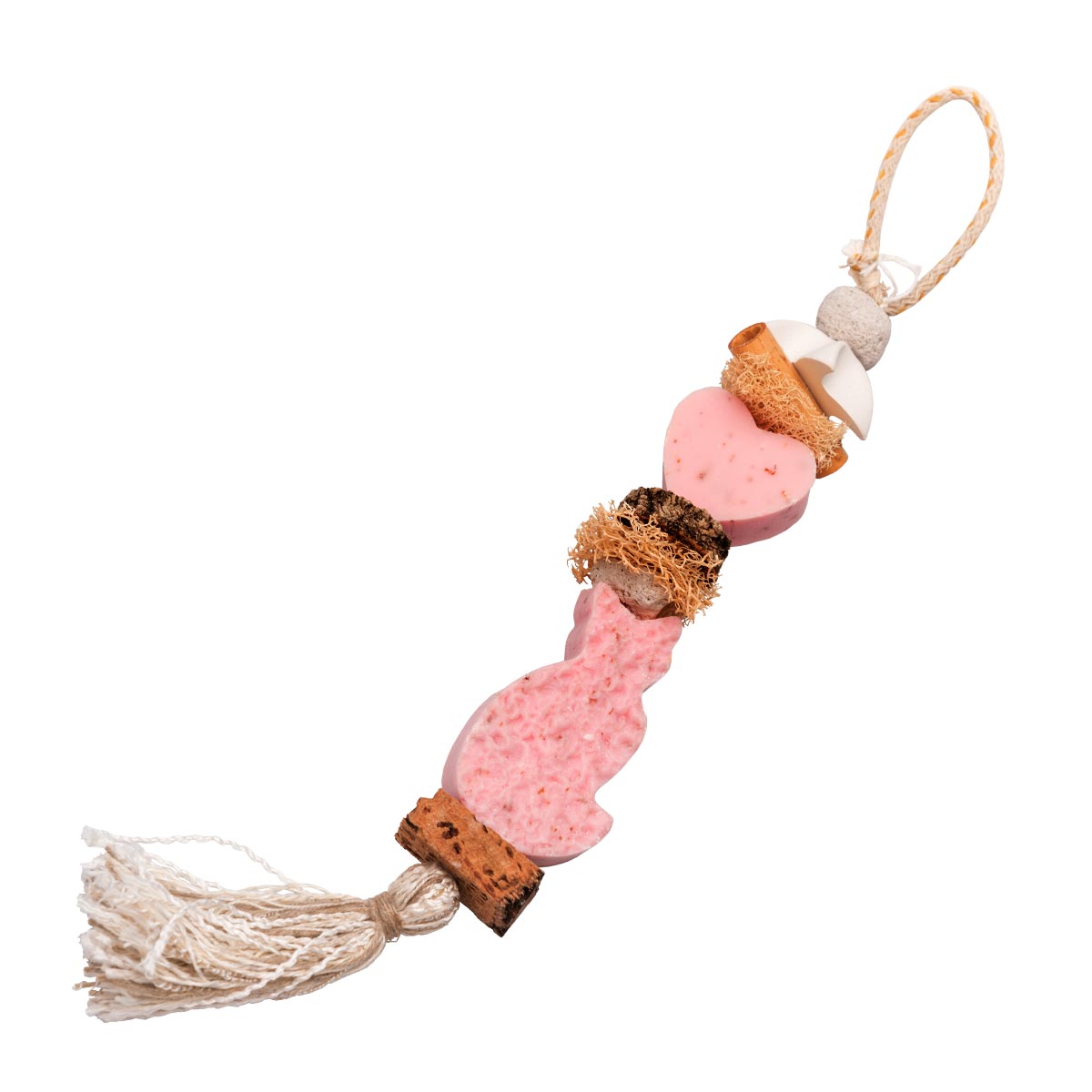 Декоративная косичка LA SAVONNERIE DE NYONS из мыла с розой кошки