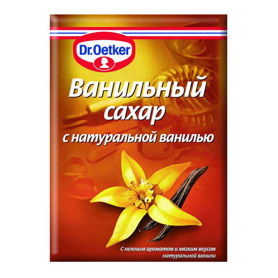 фото Ванильный сахар dr.oetker с натуральной ванилью 9 г