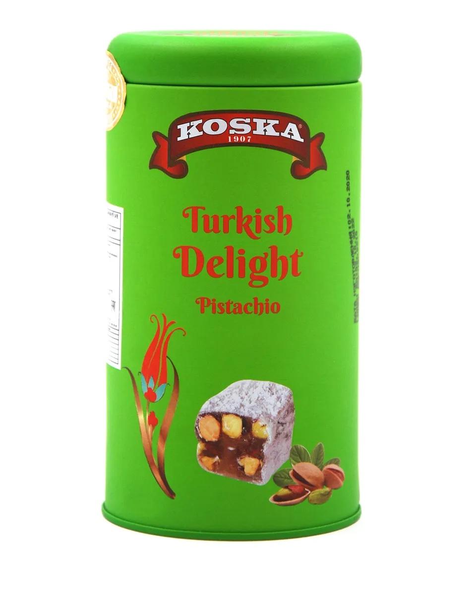 

Турецкий рахат-лукум с фисташками, Koska Turkish Delight Pistachio, 170г, 254
