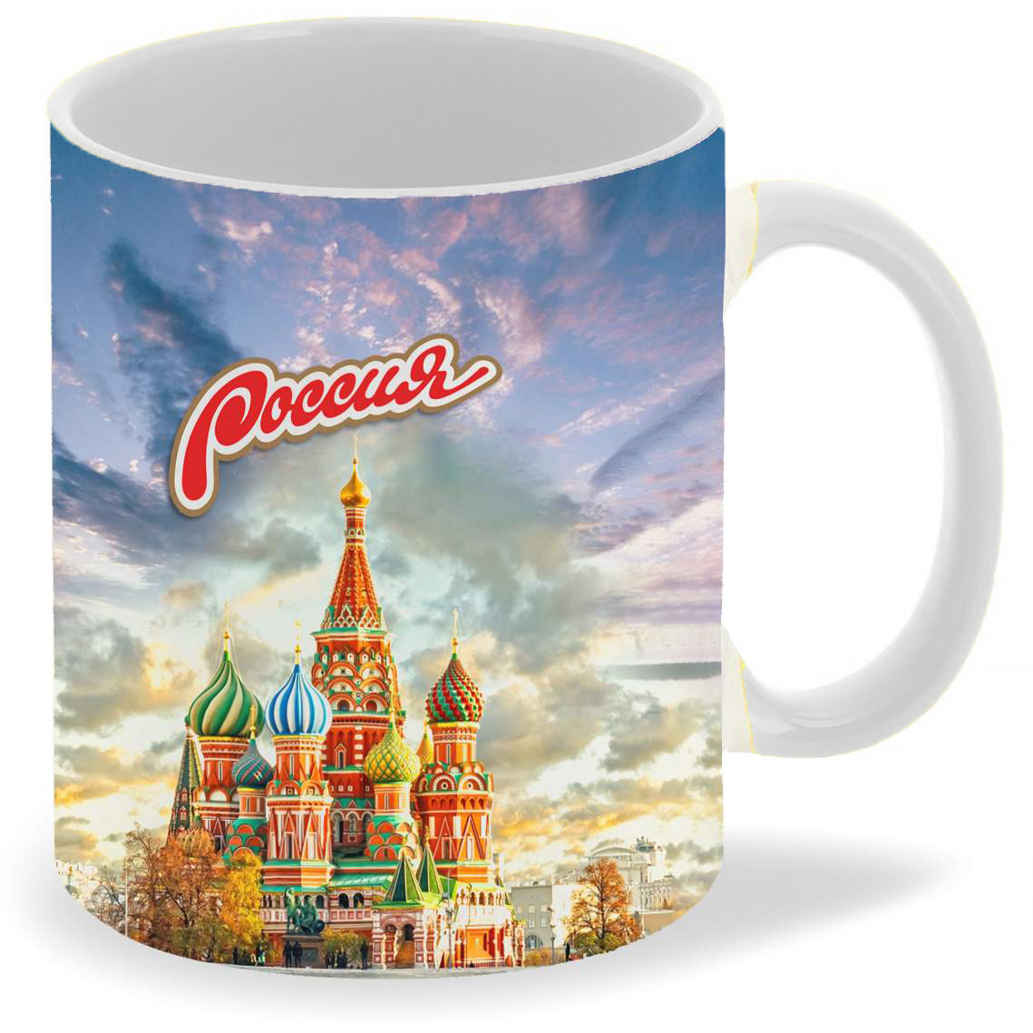 

Кружка CoolPodarok Россия щедрая душа
