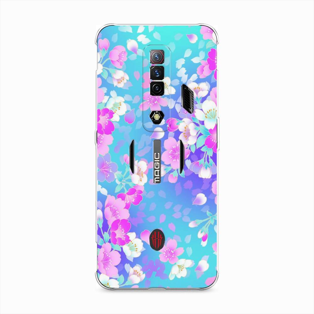 

Чехол Awog на ZTE Nubia Red Magic 7S / ЗТЕ Нубия Ред Мэджик 7С "Яблоневые цветы", Разноцветный, 136350-8
