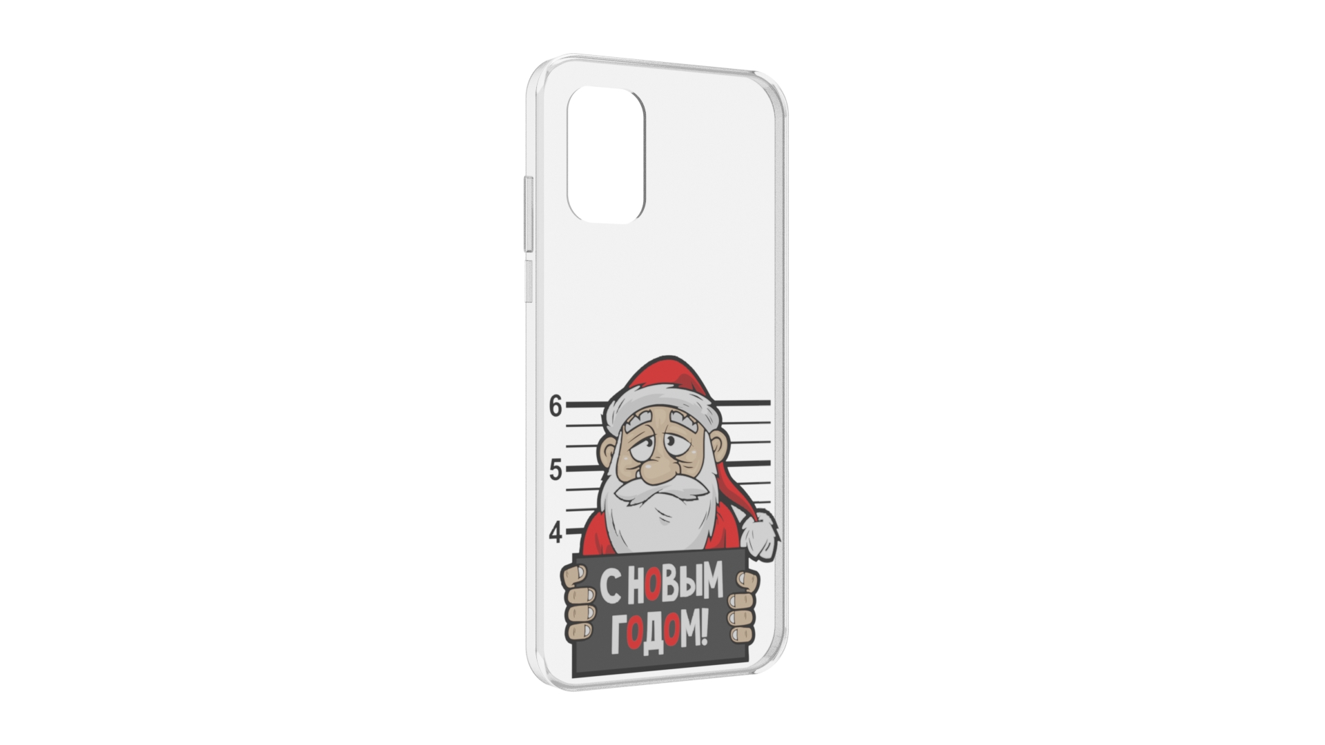 Чехол MyPads ДМ с новым годом заключенный для Nokia G21