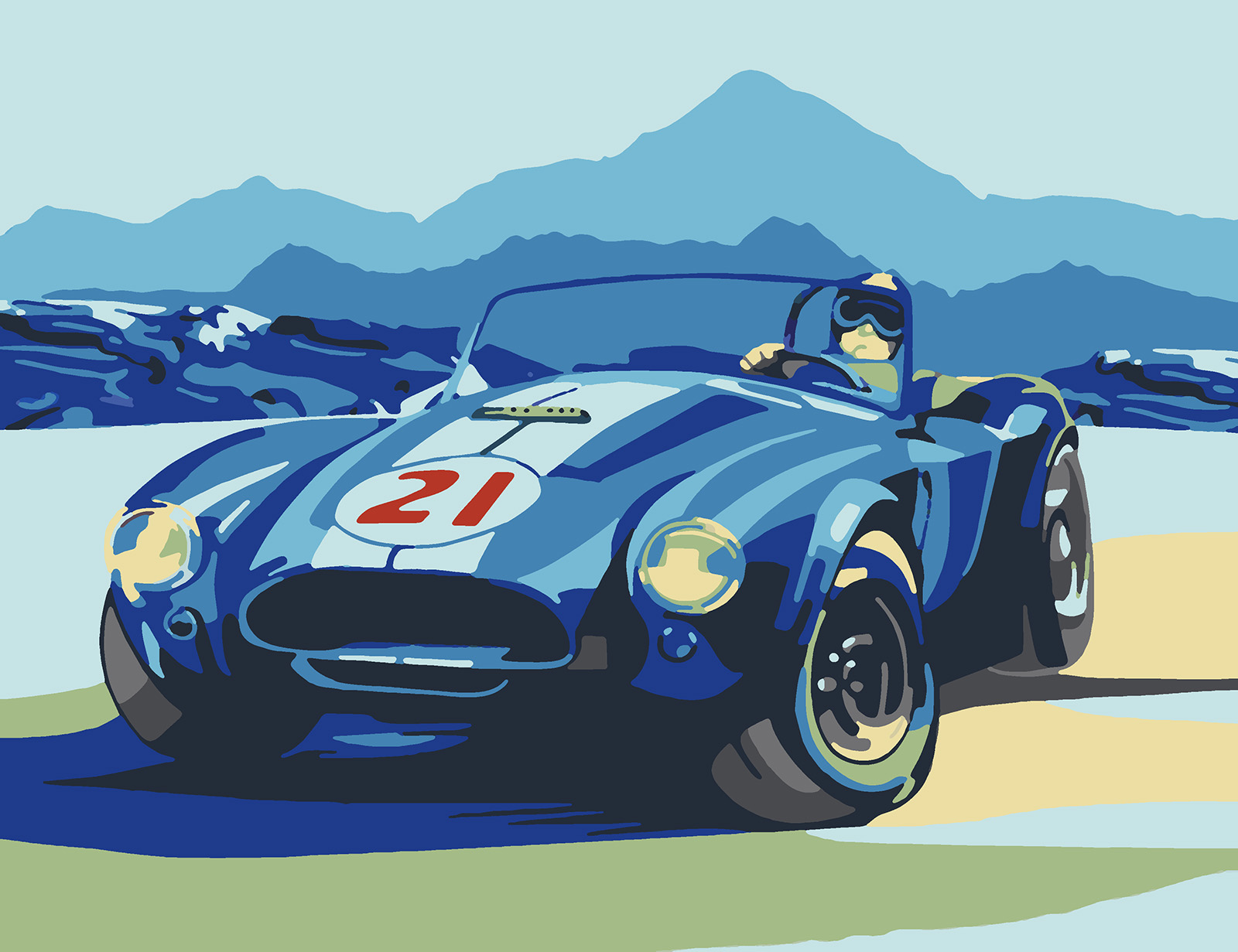 

Картина по номерам Красиво Красим Ретро автомобиль, 50 х 60 см, Ретро автомобиль