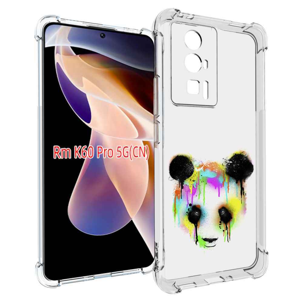 

Чехол MyPads Радужная панда для Xiaomi Redmi K60 Pro, Прозрачный, Tocco