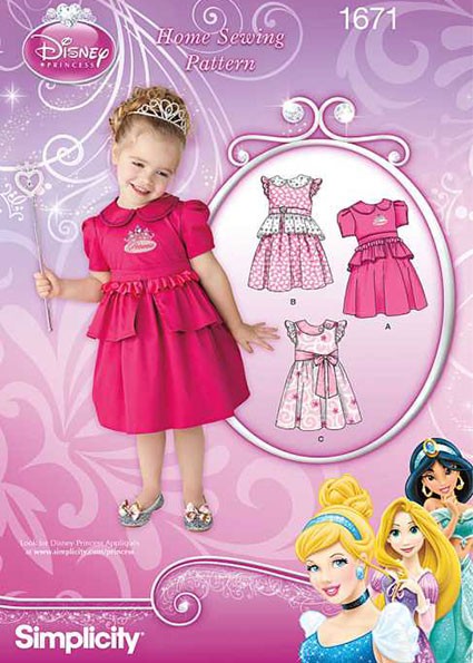 

Выкройка Simplicity №1671 — Платье коллекции Disney