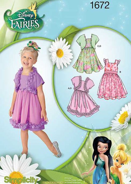 

Выкройка Simplicity №1672 — Платье коллекции Disney