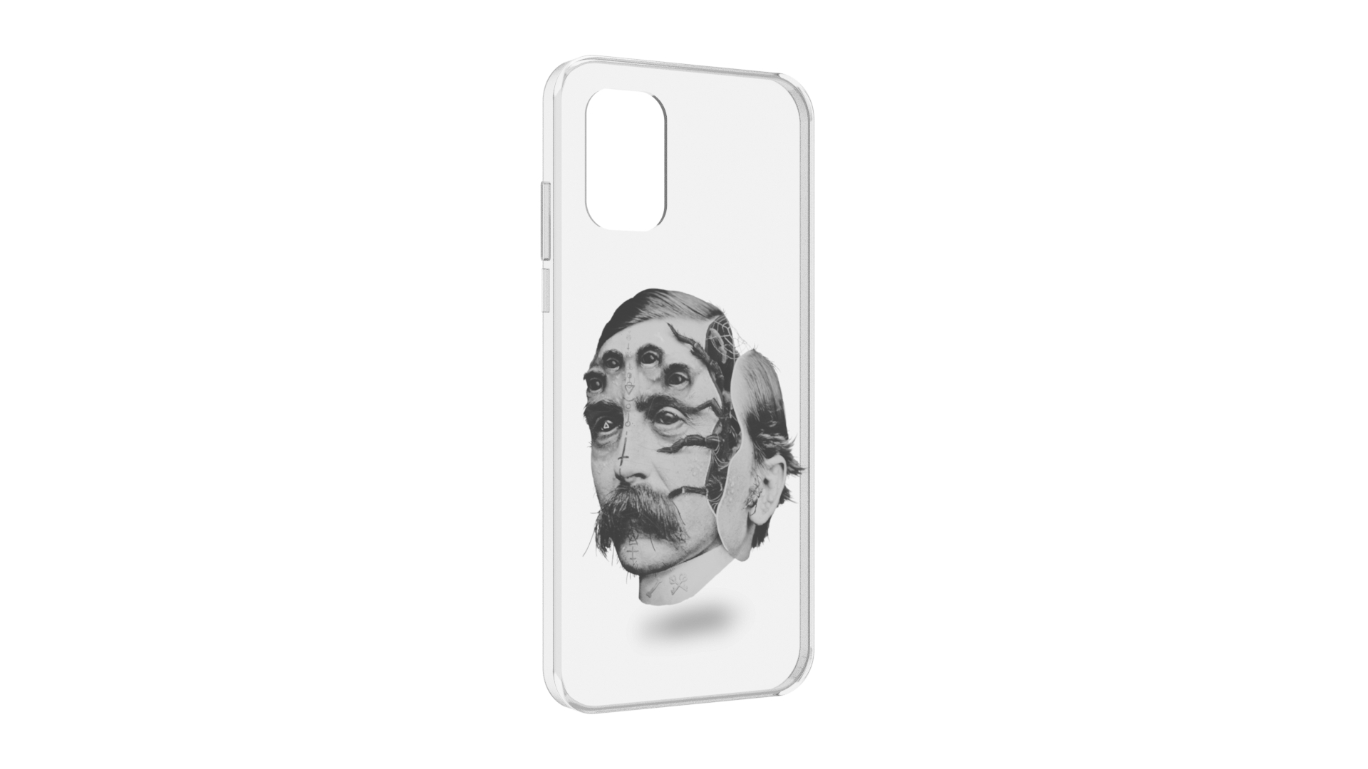 

Чехол MyPads страшное лицо мужчины для Nokia G21, Прозрачный, Tocco