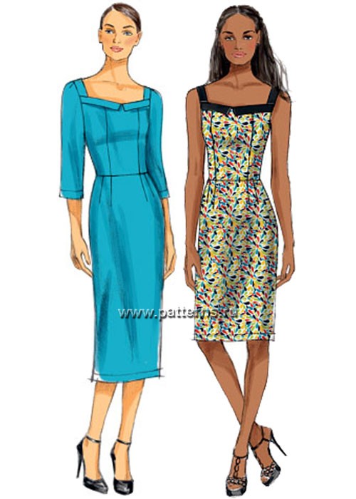 

Выкройка Butterick №5984 — Платье