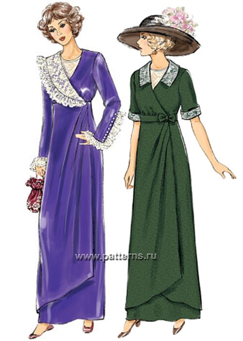 

Выкройка Butterick №6093 — Ретро 1912: Платье