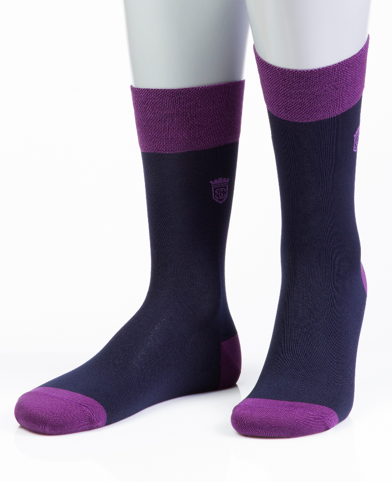 Носки мужские Sergio di Calze 15239-10 фиолетовые 43-45