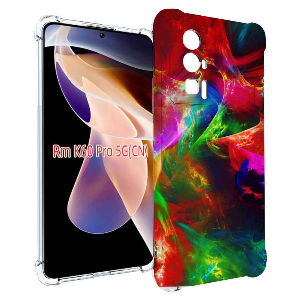 

Чехол MyPads Сияние-красок для Xiaomi Redmi K60 Pro, Прозрачный, Tocco