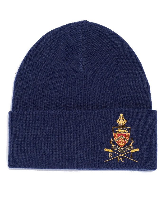 

Шапка бини мужская Polo Ralph Lauren PC0933 темно-синяя, р.One Size, PC0933