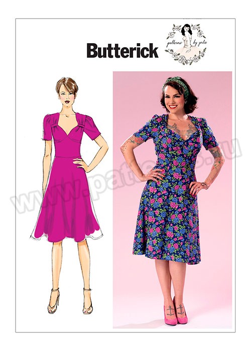 

Выкройка Butterick №6380 — Платье