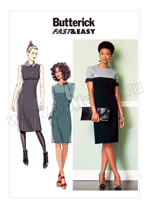 

Выкройка Butterick №6410 — Платье