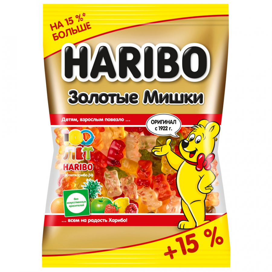 Мармелад Haribo Золотые Мишки жевательный 80г