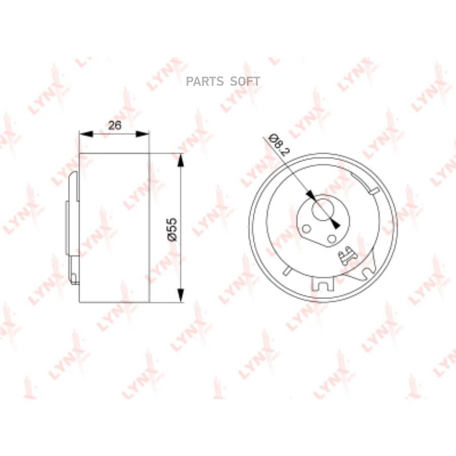 

Ролик натяжной / грм подходит для fiat 500 1.2-1.4 07 / albea 1.2-1.4 07 / doblo 1.2-1.4 0