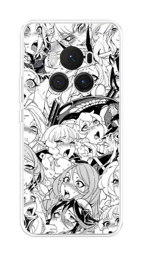 

Чехол на Honor Magic 6 Pro "Ахегао манга тян", Черный;белый;серый, 6123750-1