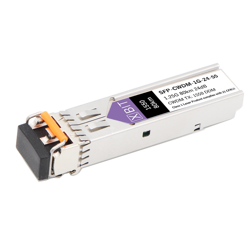 

Модуль XBIT SFP-CWDM-1G-24-55 (S1GC8055), Серебристый, SFP-CWDM-1G-24-55