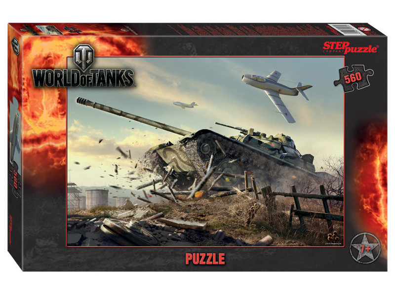 

Пазл Step Puzzle 560 деталей World of Tanks 97072