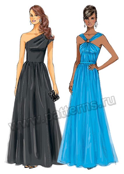 

Выкройка Butterick №5987 — Вечернее платье