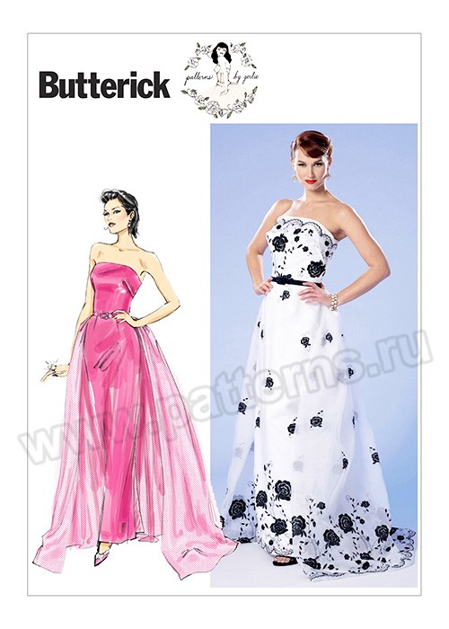 

Выкройка Butterick №6353 — Вечернее платье