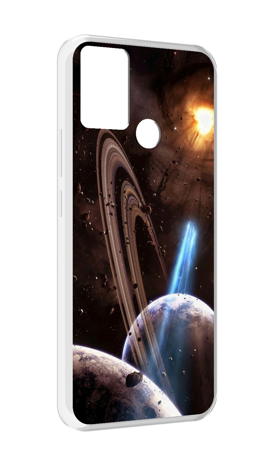 

Чехол MyPads сатурн в космосе для Infinix Hot 11 Play, Прозрачный, Tocco
