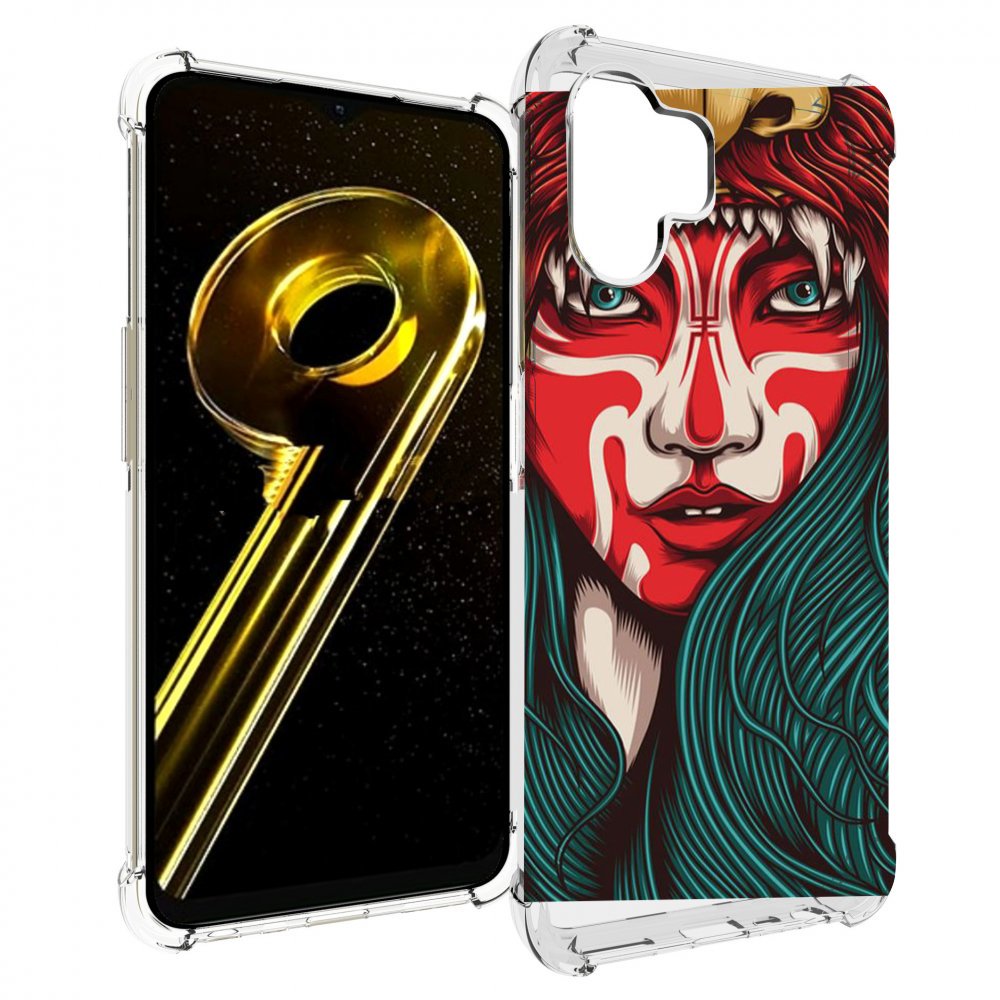 

Чехол бампер MyPads девушка-в-маскировке для Realme 10 5G против..., Прозрачный, Tocco
