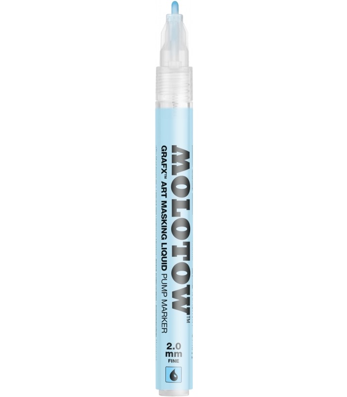 

Маркер Molotow GRAFX Art Masking Liquid 2мм, Голубой, GRAFX Art Masking Liquid 2мм