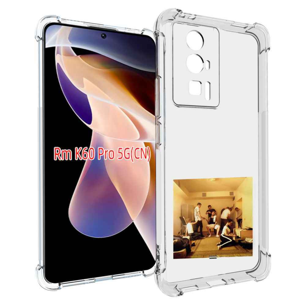 

Чехол MyPads Уроборос Скриптонит улица 36 для Xiaomi Redmi K60 Pro, Прозрачный, Tocco
