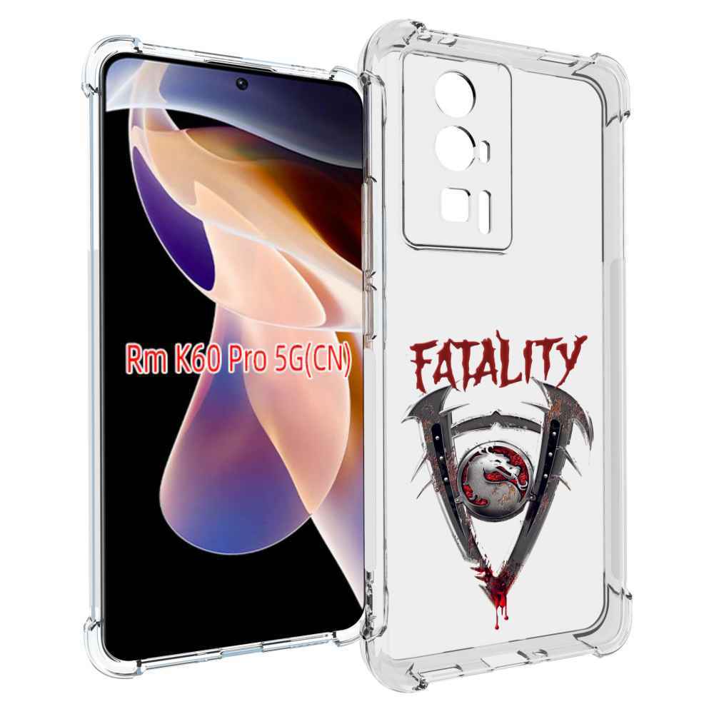 

Чехол MyPads Фаталити мужской для Xiaomi Redmi K60 Pro, Прозрачный, Tocco