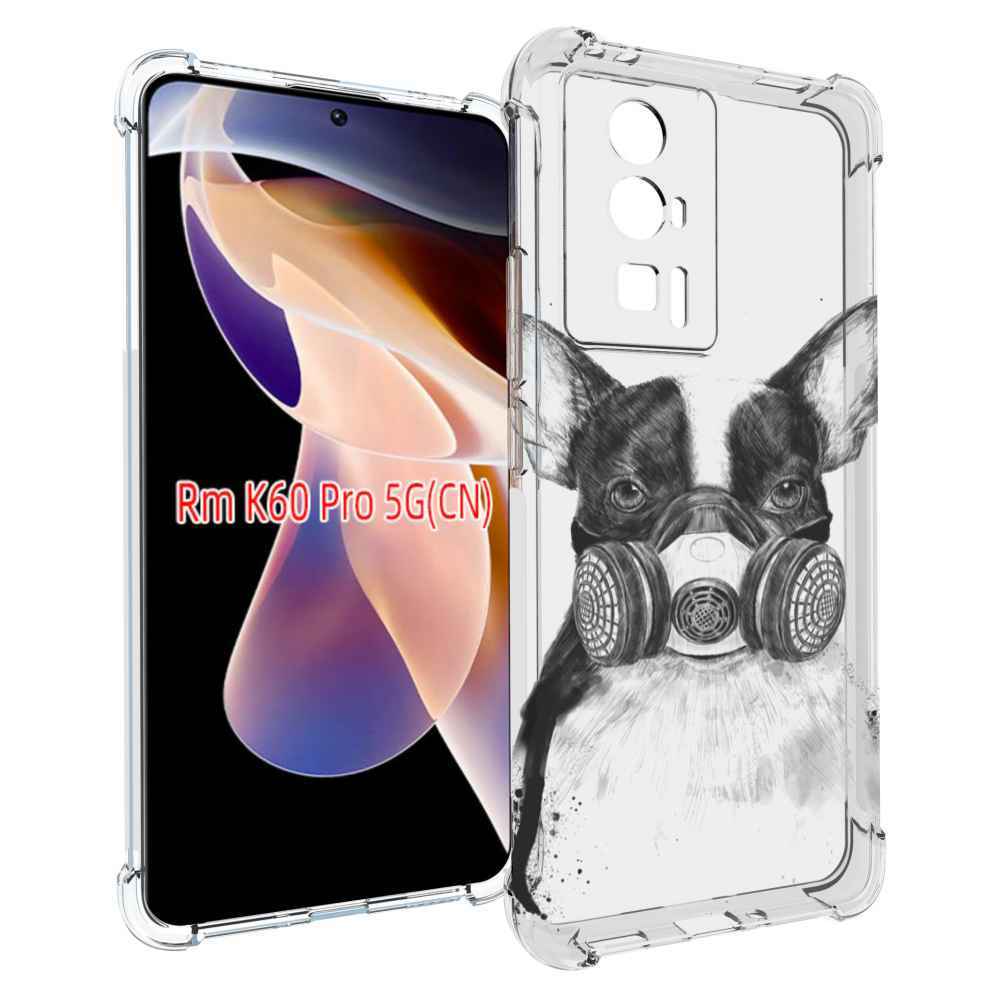 

Чехол MyPads Французский бульдог для Xiaomi Redmi K60 Pro, Прозрачный, Tocco