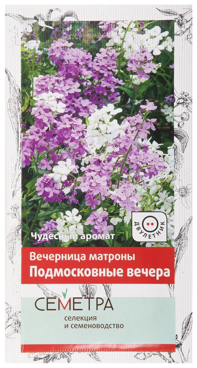 

Семена. "Вечерница Матроны. Подмосковные вечера (Семетра)" (вес: 0,3 г)
