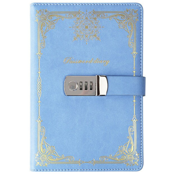 

Блокнот с кодовым замком L'école синий Password Diary, Password Diary