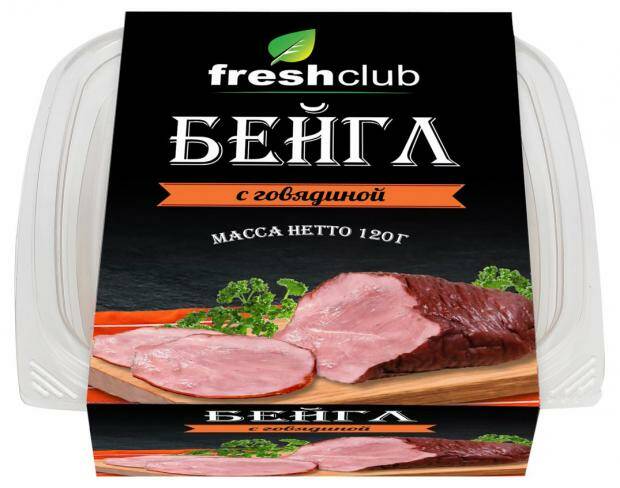 

Сэндвич Freshclub Бейгл с говядиной 120 г