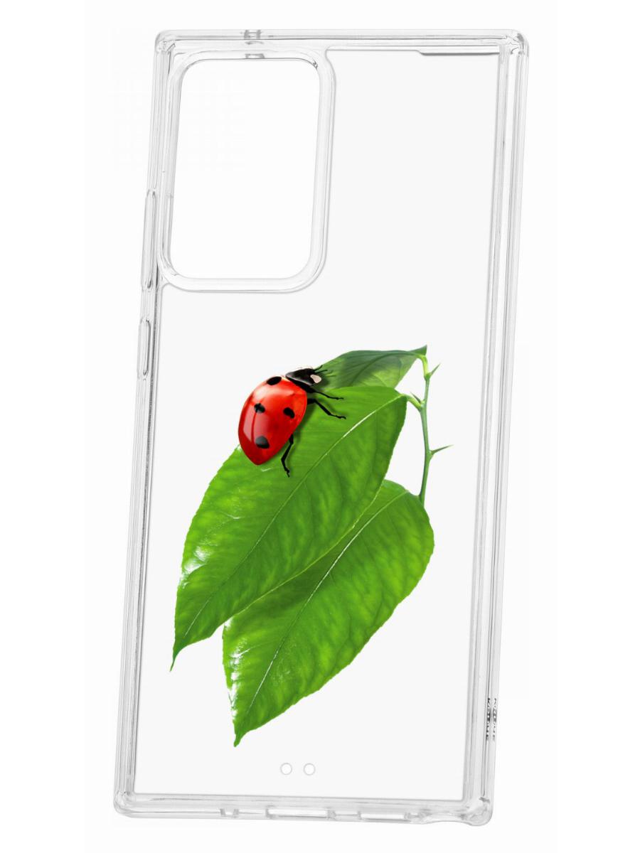 фото Чехол на samsung galaxy note 20 ultra с принтом kruche print ladybug,противоударный бампер кruче