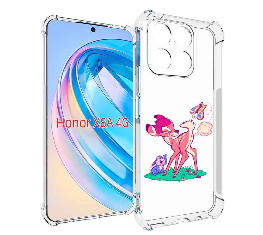 

Чехол MyPads смешной олененок для Honor X8a, Tocco