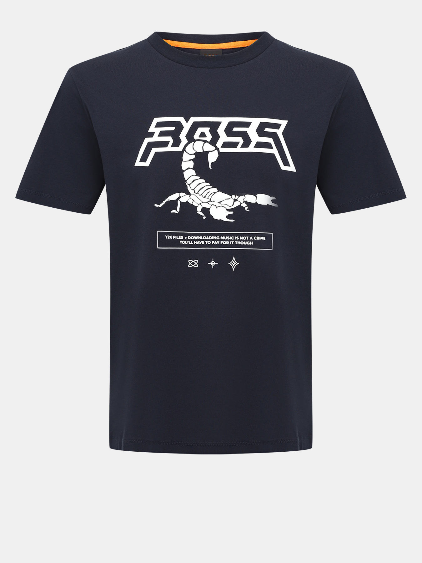 

Футболка мужская BOSS 467570 синяя 54-56 RU, Синий, 467570