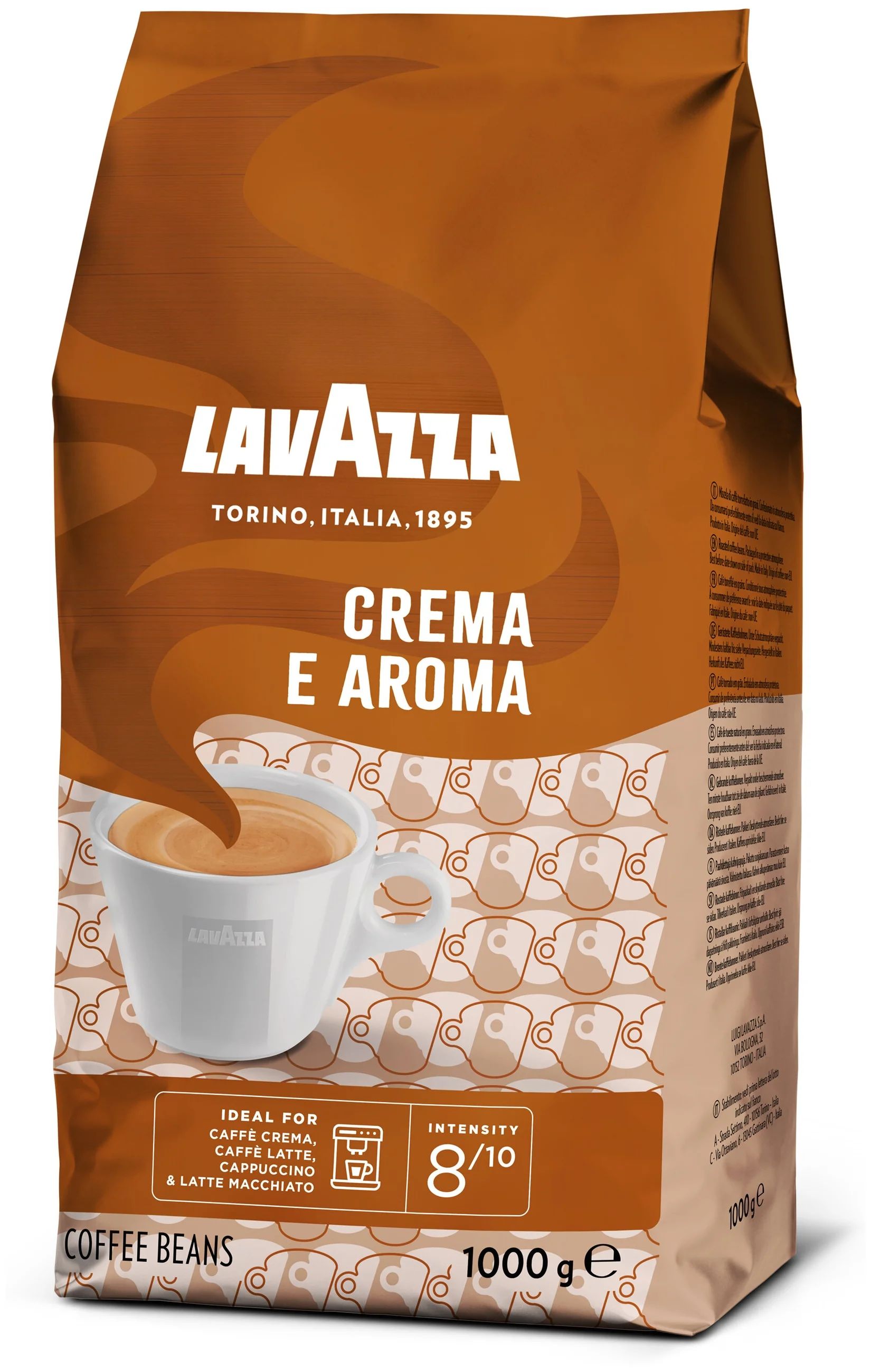 фото Кофе в зернах crema e aroma 1кг lavazza