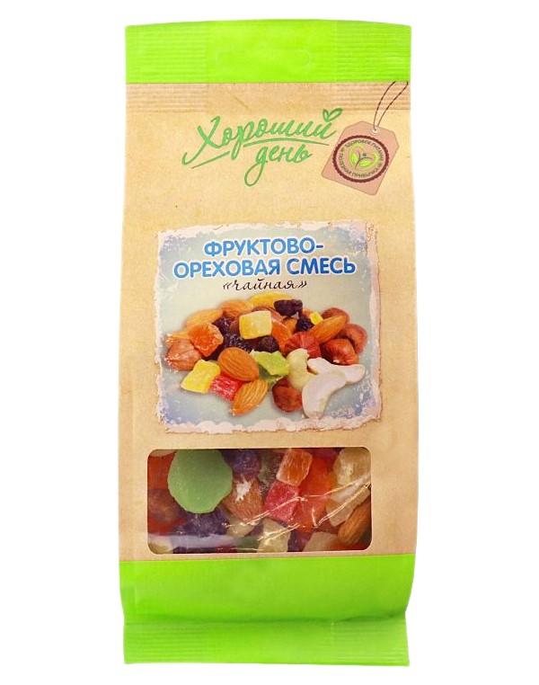 

Фруктово-ореховая смесь Хороший день Чайная 150 г