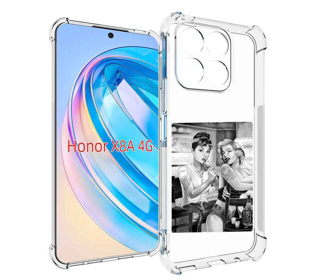 

Чехол MyPads тату мастер для Honor X8a, Tocco