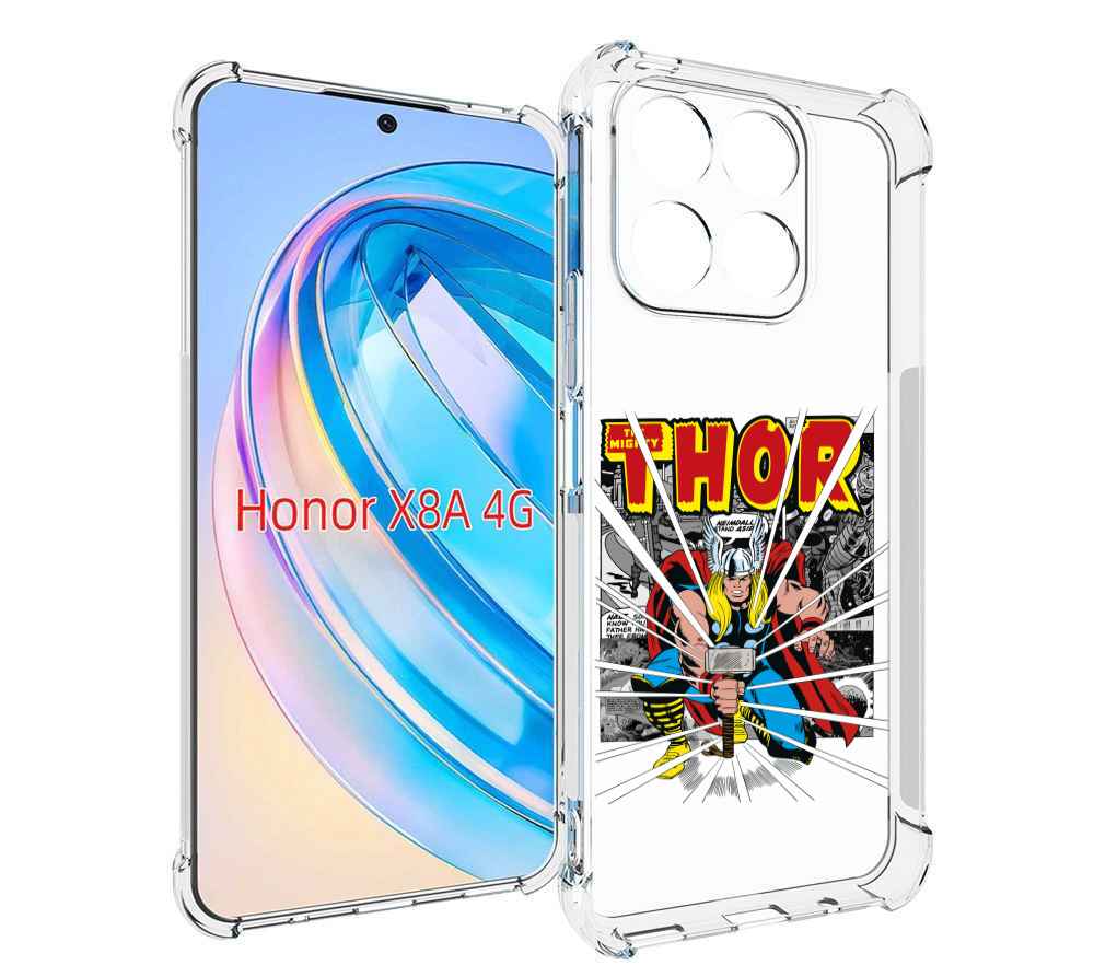 

Чехол MyPads тор рисунок для Honor X8a, Tocco