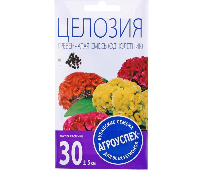 

Семена целозия Агроуспех Целозия гребенчатая 1 уп.