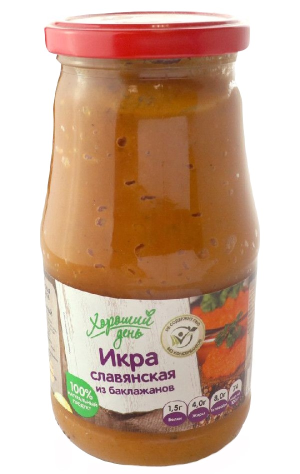 

Икра Хороший день из баклажанов 520 г